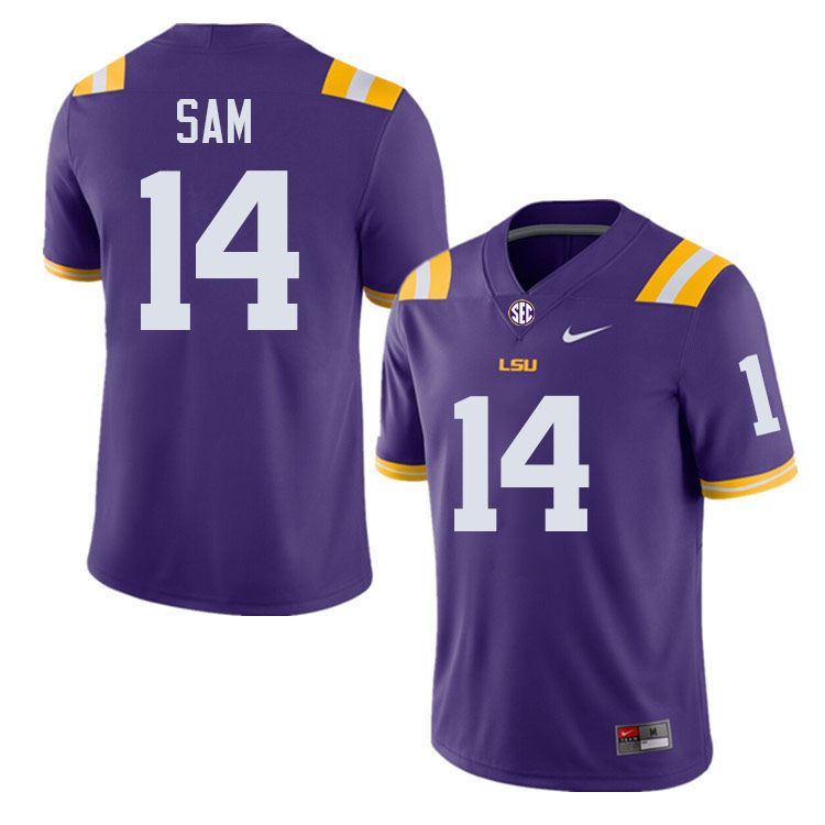 Andre Sam LSU Tigers Jersey,Louisiana State University Tigers Football Jersey-Purple